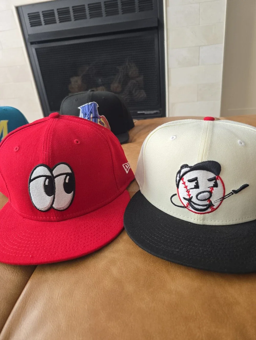 Lot Of 10 New Era 5950 MiLB Minor League Baseball Hats Size 8